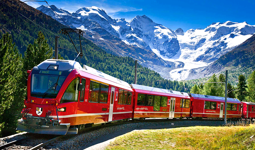 Szwajcaria + Włochy + Bernina Rail